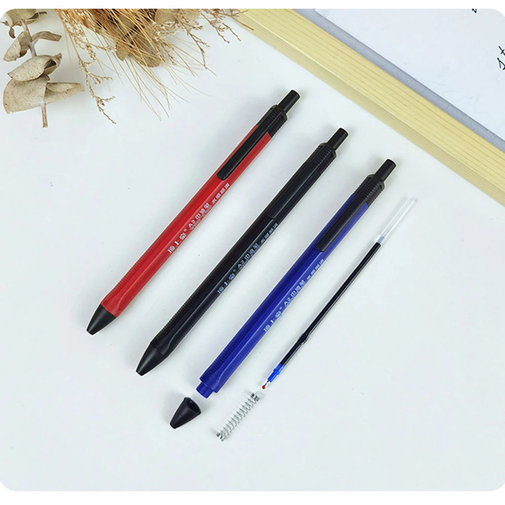 Retractable Ballpoint Pen Basics Black/Blue/Red Ballpoint Pens,Medium Point 0.7mm for Smooth Writing, 10-40 Pack Qme