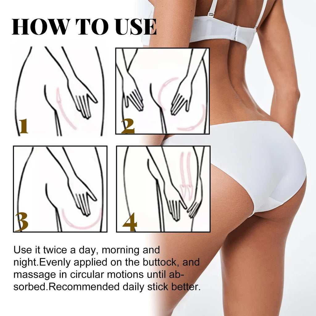 Buttock Enlargement Cream Butt Lift Up Firming Essential Oil Big Ass Enhance Hip Growth Tighten Shaping Sexy Body Care For Women Qme