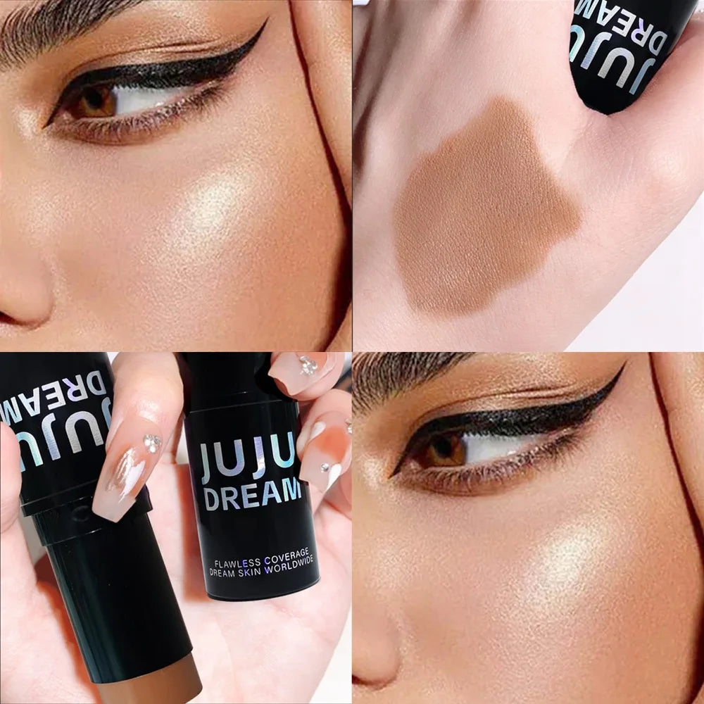 Dual-tone Highlighter Contour Stick Brightening Shading Waterproof Qme