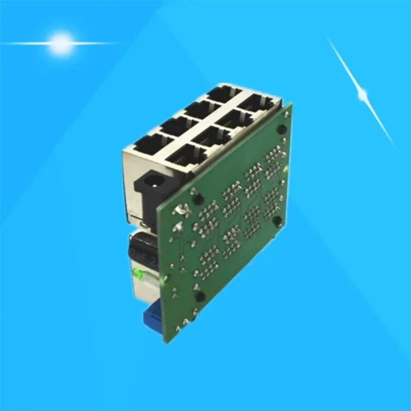 8-Port POE Injector Module POE Combiner for Wireless AP Bridge CCTV Surveillance Centralized Power Supply Bare Board Qme