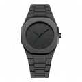 Men's wristwatch watch Southeast Asia Middle East dopamine plastic men's and women's quartz watch Qme black