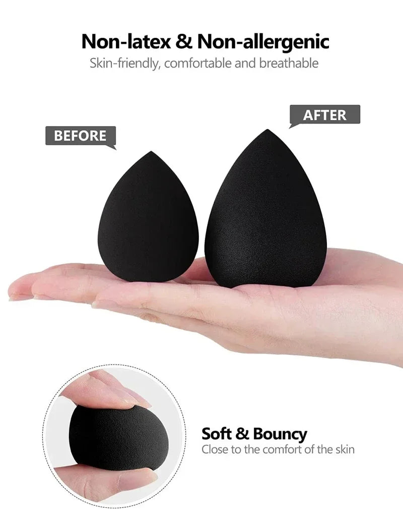 Triangle Velvet Powder Puff Wet Dry Loose Powder Liquid Cosmetic Soft Plush Powder Puff Makeup Foundation Washable Makeup Tool Qme