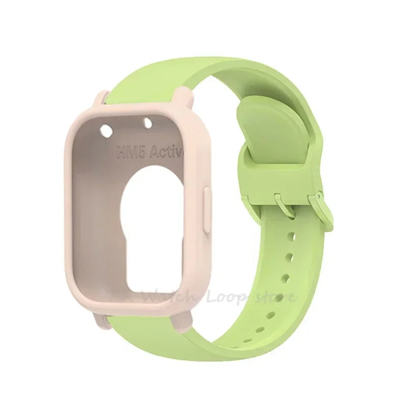 Silicone Case Strap Redmi Watch 5 Lite Active Repacement Bracelet
