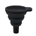 Washer Fluid Change Foldable Portable Auto Engine Oil Petrol Funnel Qme black