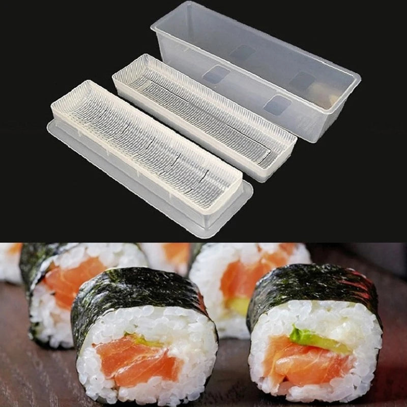 Portable Japanese Roll Sushi Maker Rice Mold Baking Kitchen Tools Qme