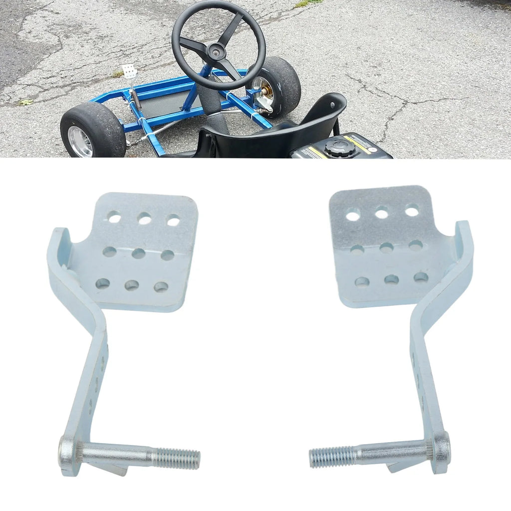 Go Kart Pedals Kit Anti Slip Lightweight Brake Throttle Pedals Return Springs 1 Pair for 196cc 6.5hp Road Rocket Qme