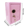 Piggy Bank Combination Lock Key Frcctre Kids Safe Money Box Coin Tray Qme B