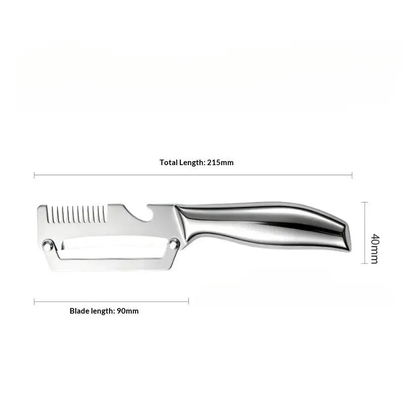 Multifunctional 3-in-1 Stainless Steel Peeler Vegetable Fruit Slicer Qme