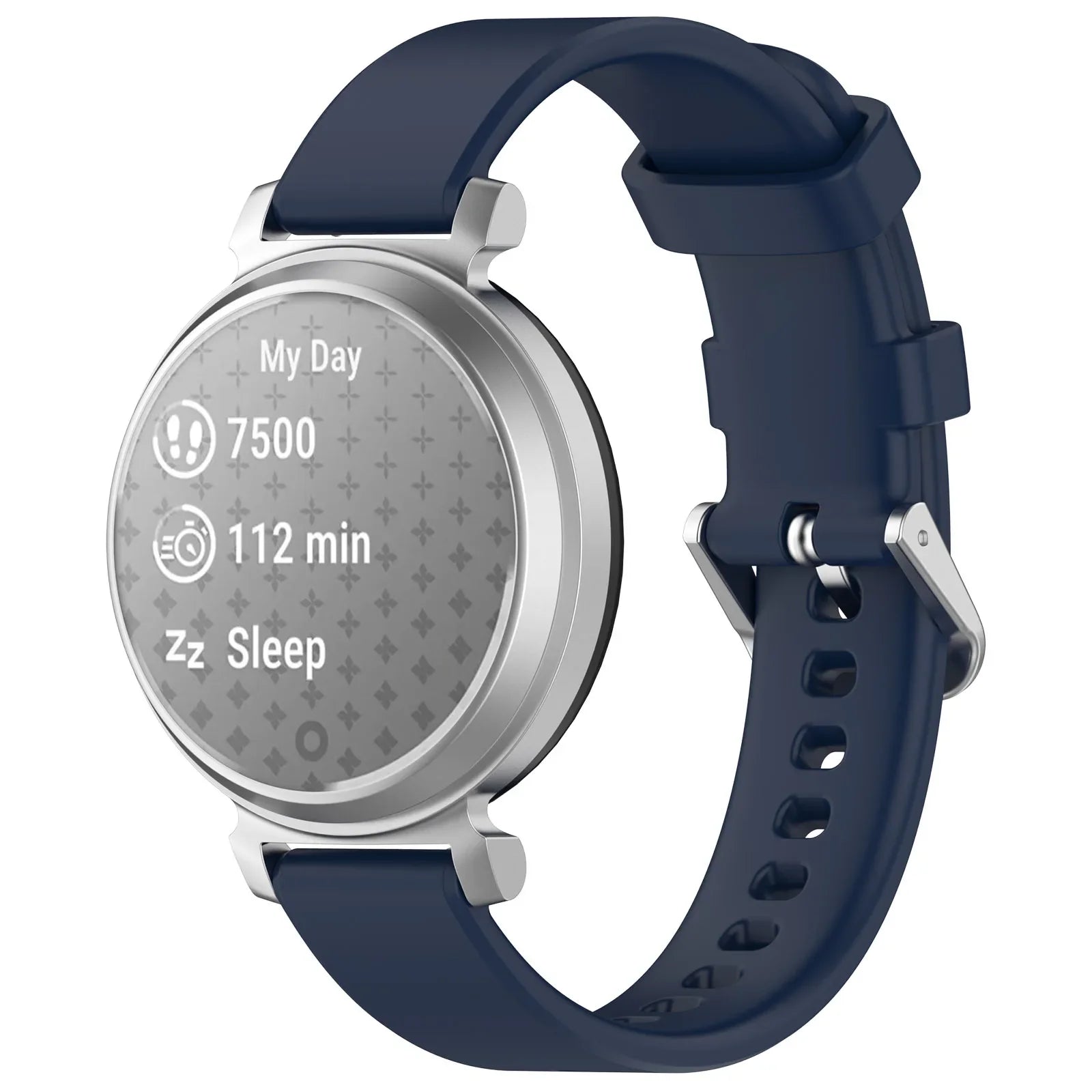 For Garmin Lily 2 Strap Official Silicone Soft 14mm Watchband Strap Bracelet For Garmin Lily2 Active silicone 14mm SAccessories Qme Midnight Blue For Garmin Lily 2