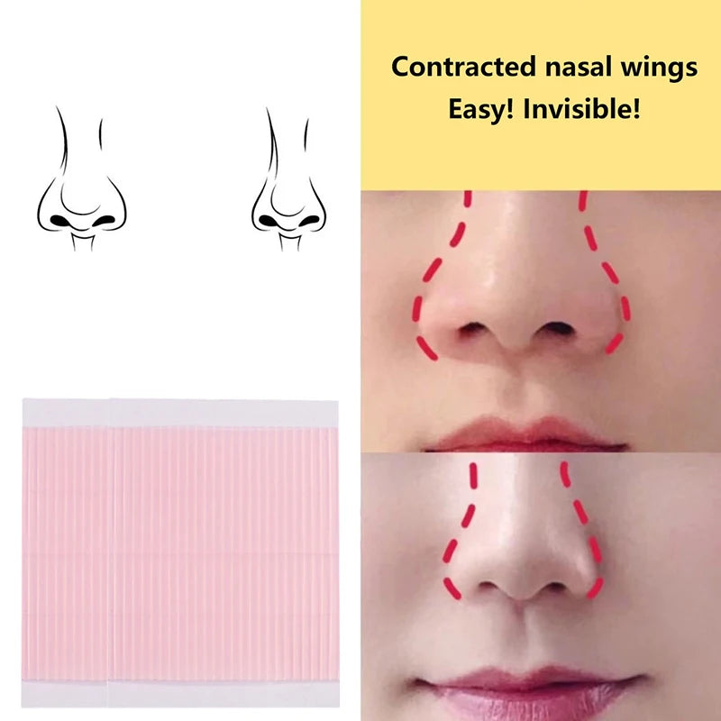 100 Strips Sheet Disposable Invisible Nose Patches Ultra-thin Paper Qme