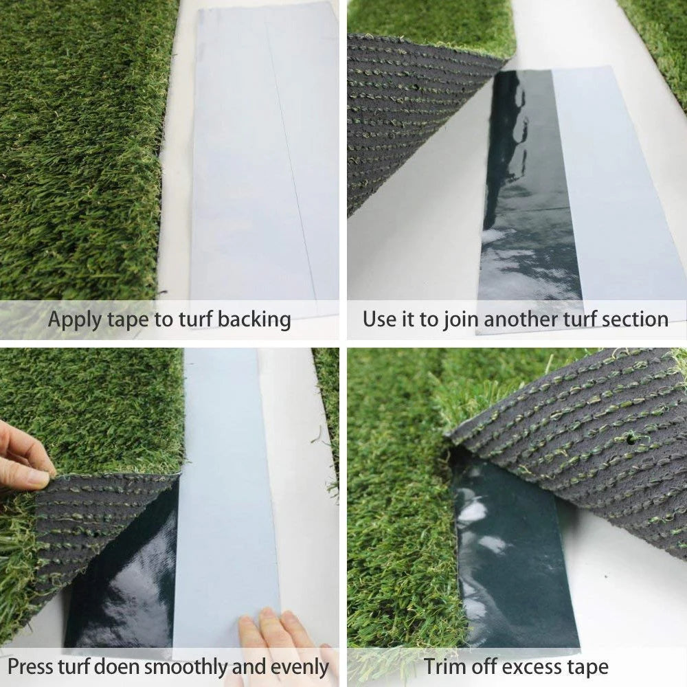 New Version Single-Side Artificial Grass Seam Tape Garden Lawn Green Tape Synthetic Lawn Grass Carpet Fixed Connection Tape Qme