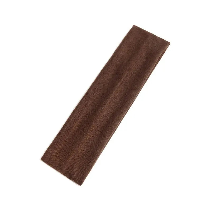Children's Sports Headband 5X20CM Adjustable Elasticity Sweat Absorption And Skid Head Strap Sports Solid Color Headscarf 1Pcs Qme