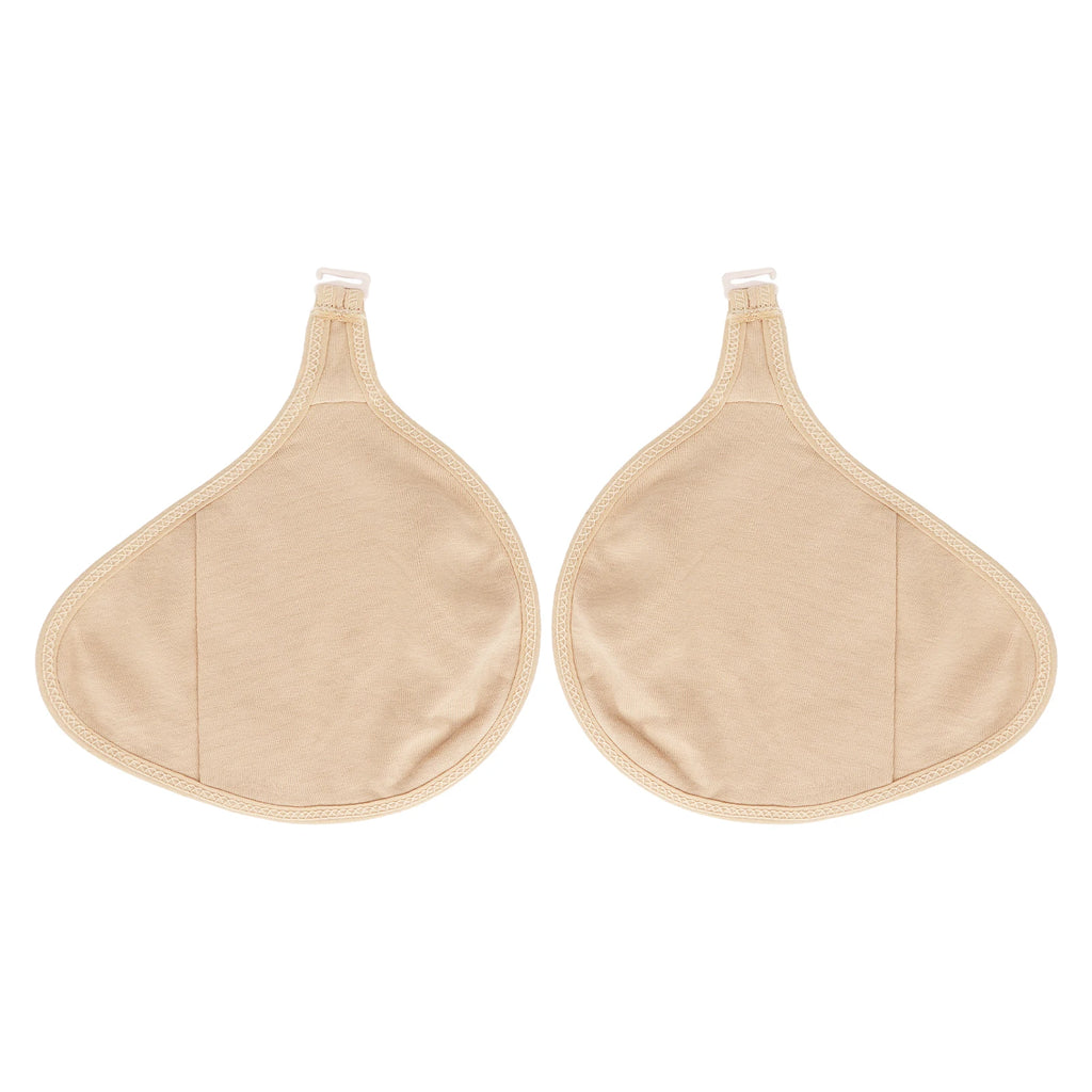Women Silicone Breast Forms Protective Cover Women Mastectomy Prosthesis Cover Bag Sweat Absorbing Cotton for Fake Boobs Qme