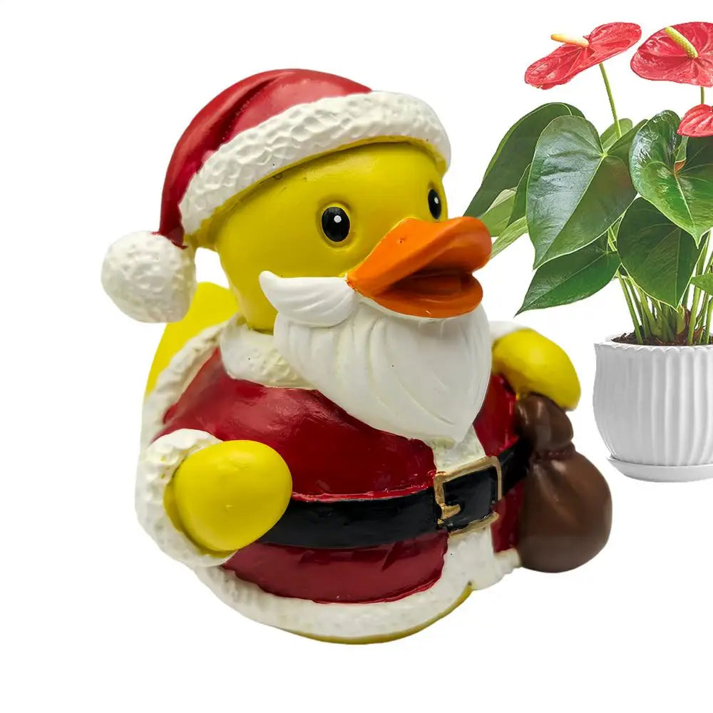 Duck Garden Statue Resin Christmas Art Decoration Animal Collectible Qme A China Mainland