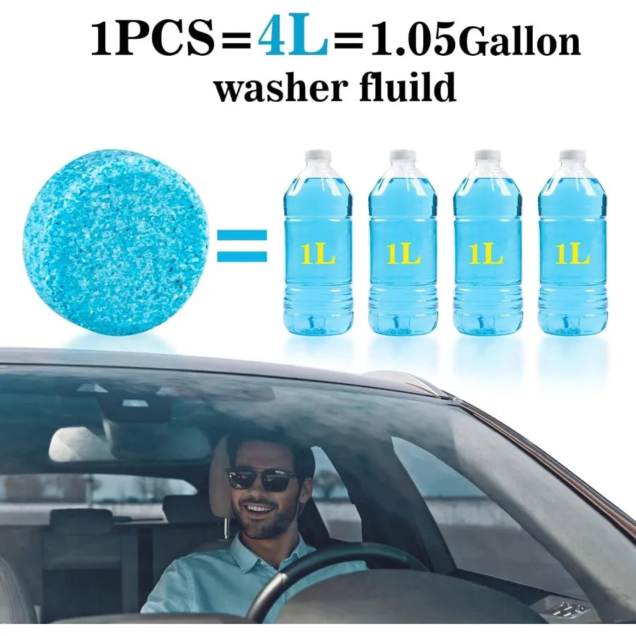 50/100/200Pcs Car Windshield Washer Tablets Glass Cleaner Concentrate Fluid Car Windshield Cleaner Automotive Qme