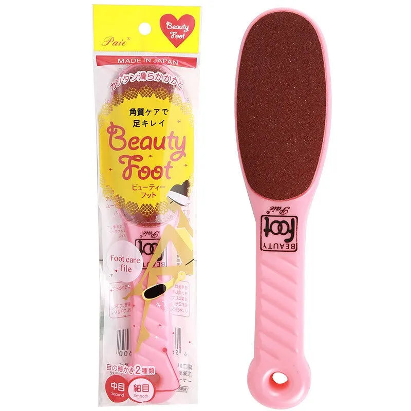 Double Sided Sanding And Rubbing Foot Board Remove Dead Skin Calluses Keratin Brush Heel Scrape Polish Foots-Grinding-Board File Qme pink
