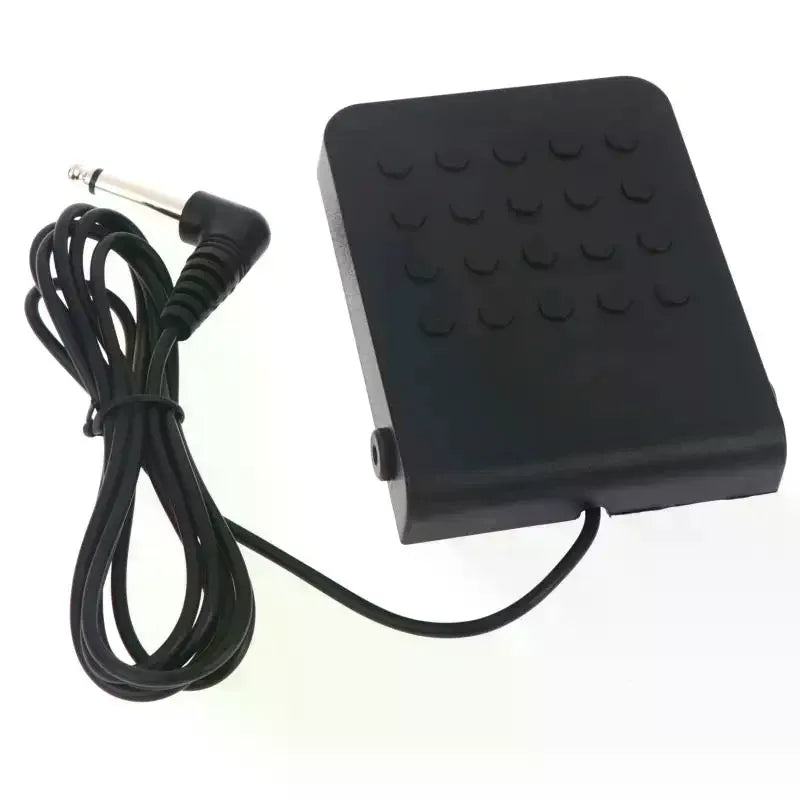 1Pcs Universal Sustain Pedal With Chrome Pedal Non Slip Base For All Digital Pianos Electronic Keyboards Home Practice Qme