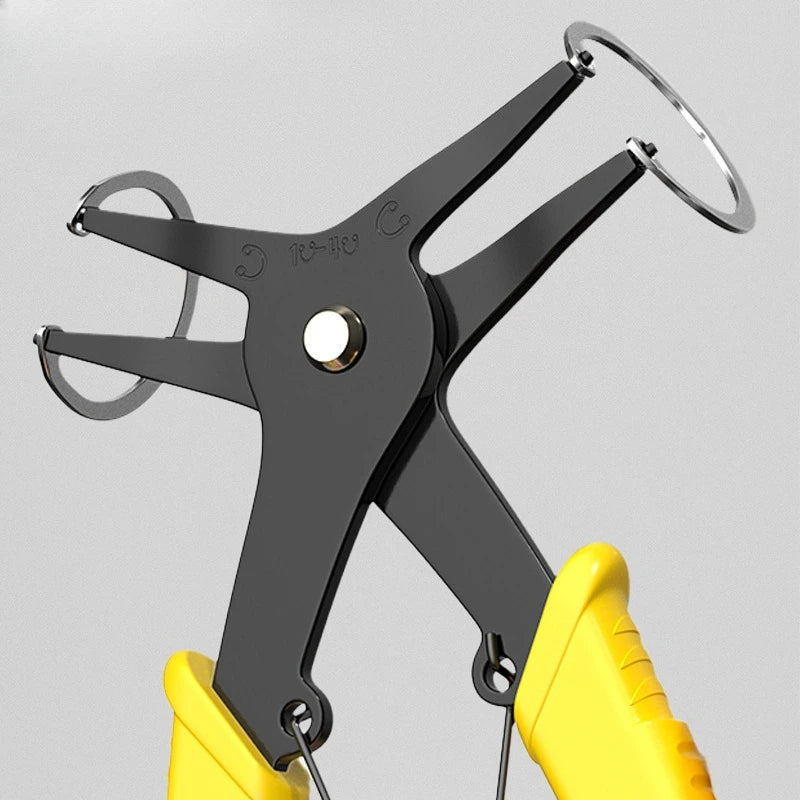 2 in 1 Circlip Pliers Internal and External Retaining Ring Pliers Inner Card Outer Retaining Ring Pliers Car Repair Tool Qme