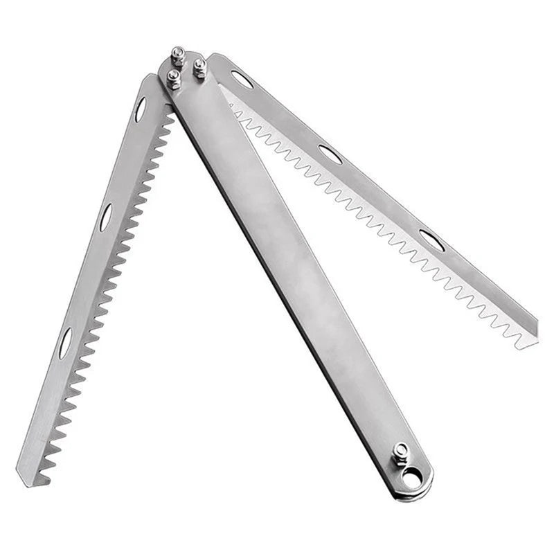 Stainless Steel Fold Weed Razor Aquatic Plants Cutter Removing Water Qme