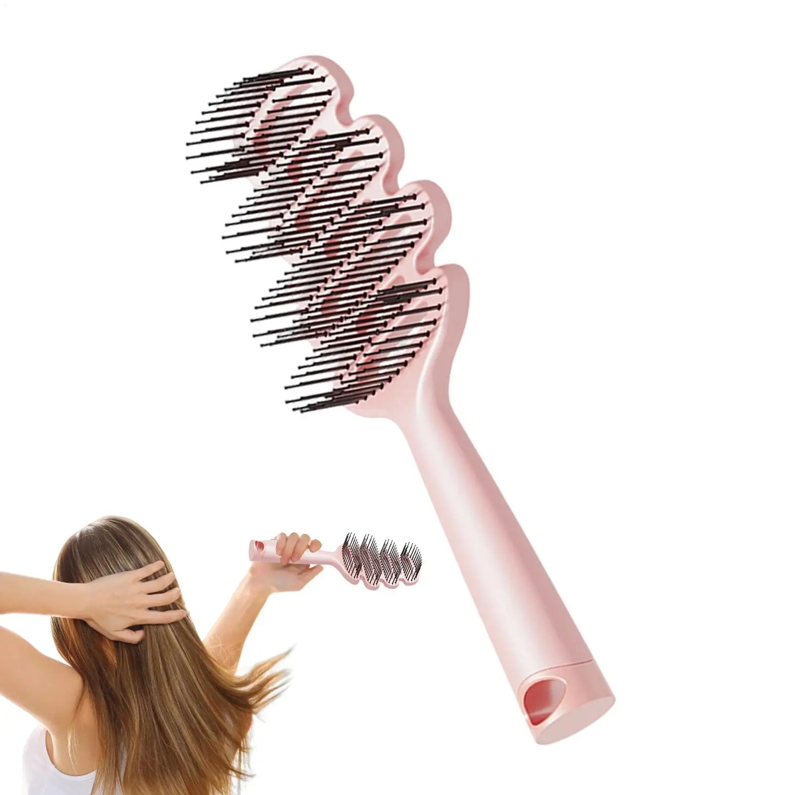 1pcs Hair Brush Styling Grooming Scalp Comb Wet Brushes for Shower Daily Morning Bedtime Post-Wash Salon Styling Qme