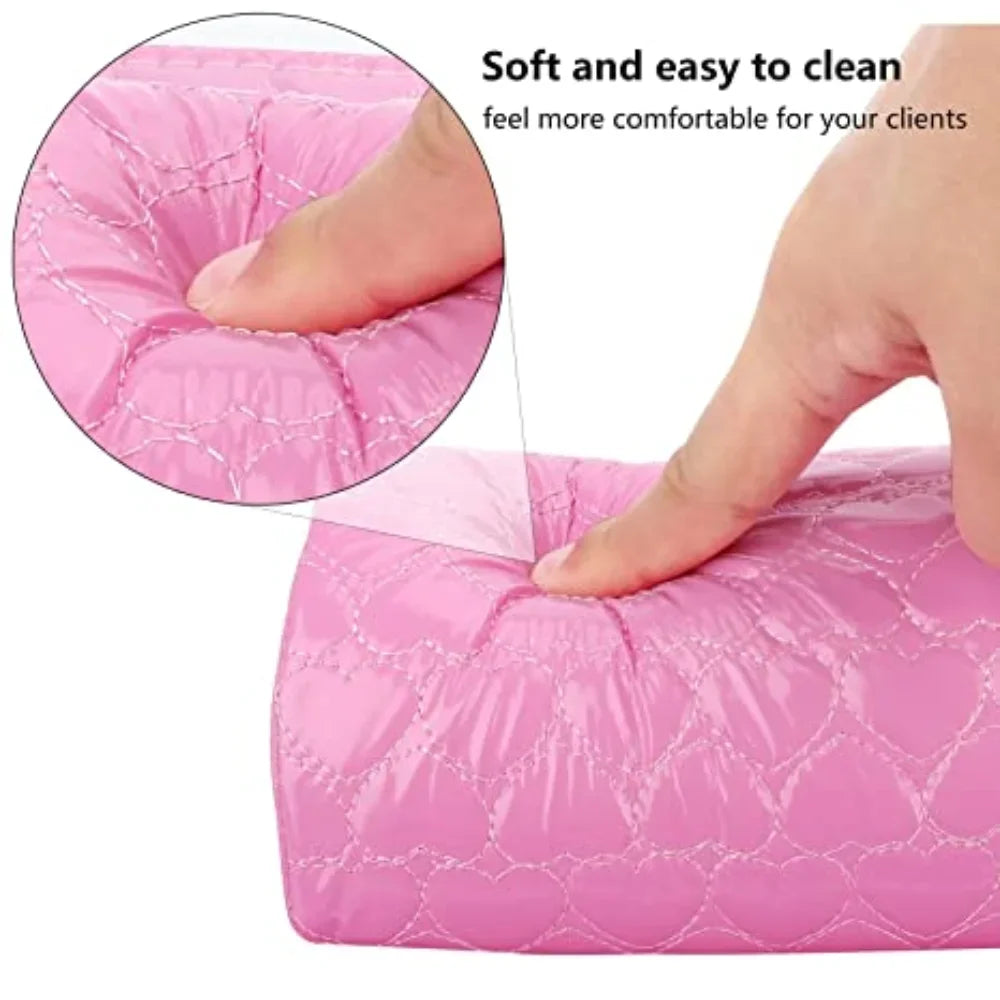 10 Colors Soft Hand Rest Nail Arm Pillow Stand Manicure Table Mat Qme