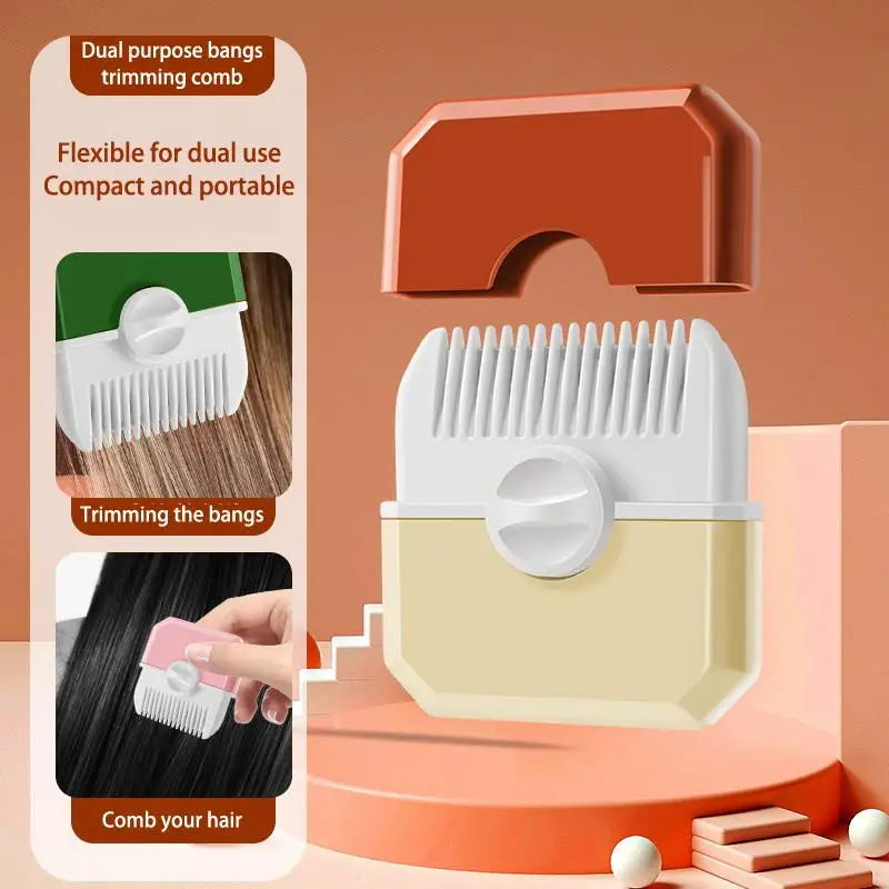1 Baby Haircut Hairdressing Comb Trim Bangs Broken Hair Trimmer Qme Orange