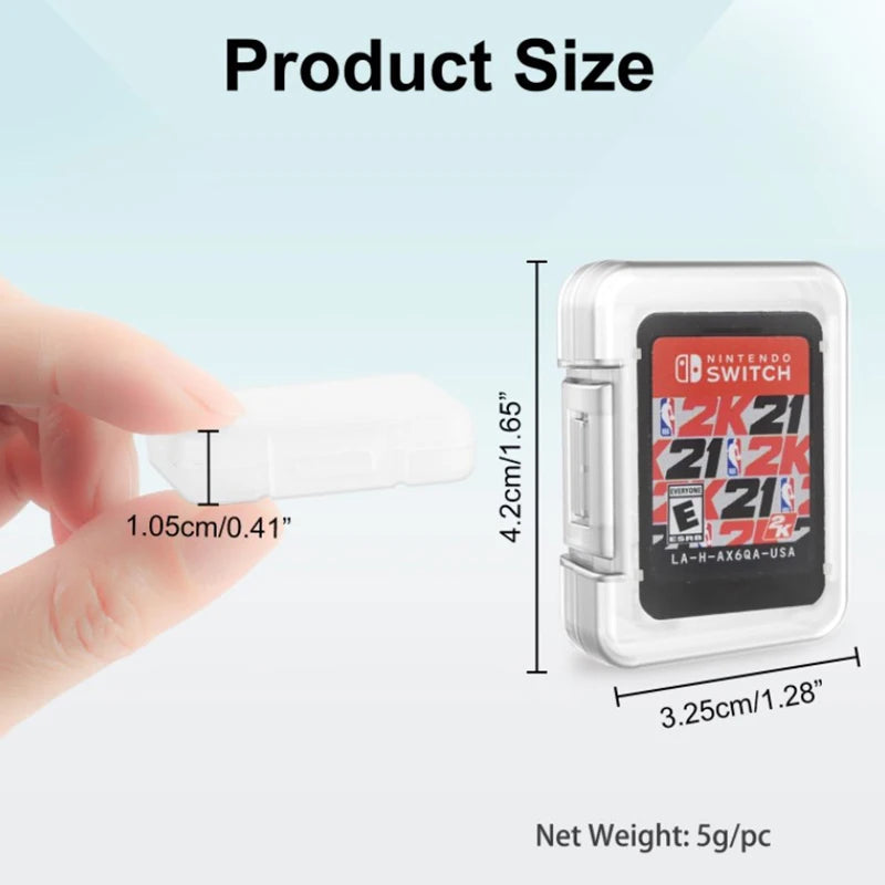 Portable Single Game Dedicated TF Card Storage Holder Mini Case Qme