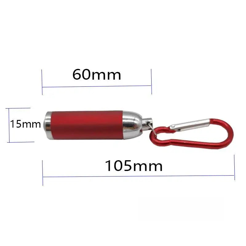Multi-function Keychain Lamp LED Mini Flashlight Telescopic Strong Qme
