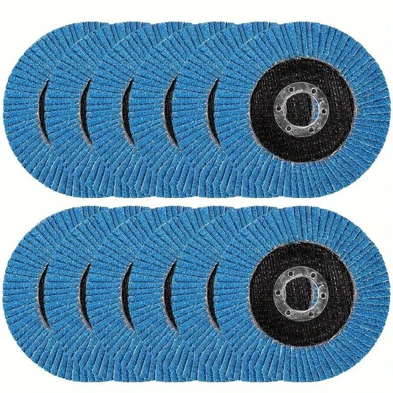 125mm Metal Sanding Flap Discs Angle Grinder Wheels Blade 40/ 60/80/120grit Flap Sanding Disc Angle Grinder Grinding Wheel Qme