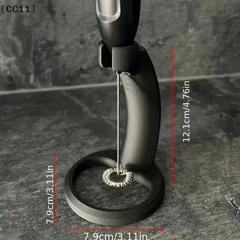 Milk Frother Holder Coffee Foam Maker Stand Electric Egg Beater Qme