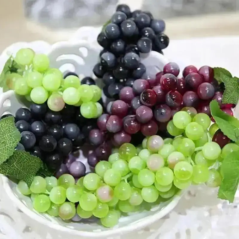Artificial Grapes A Bunch Of Grapes Plastic Fakes Fruit Food Home Decor Decoration Artificial Fruit Fakes Fruits Decoration Qme