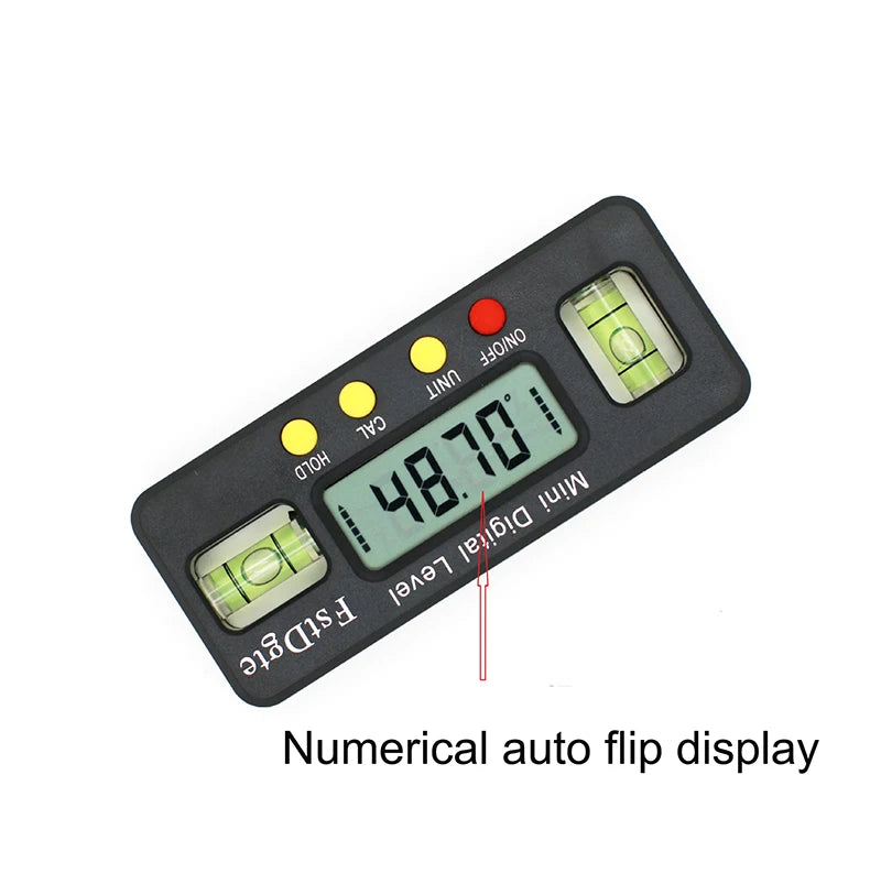 360 Deg Mini Digital Protractor Angle Finder Inclinometer Electronic Qme