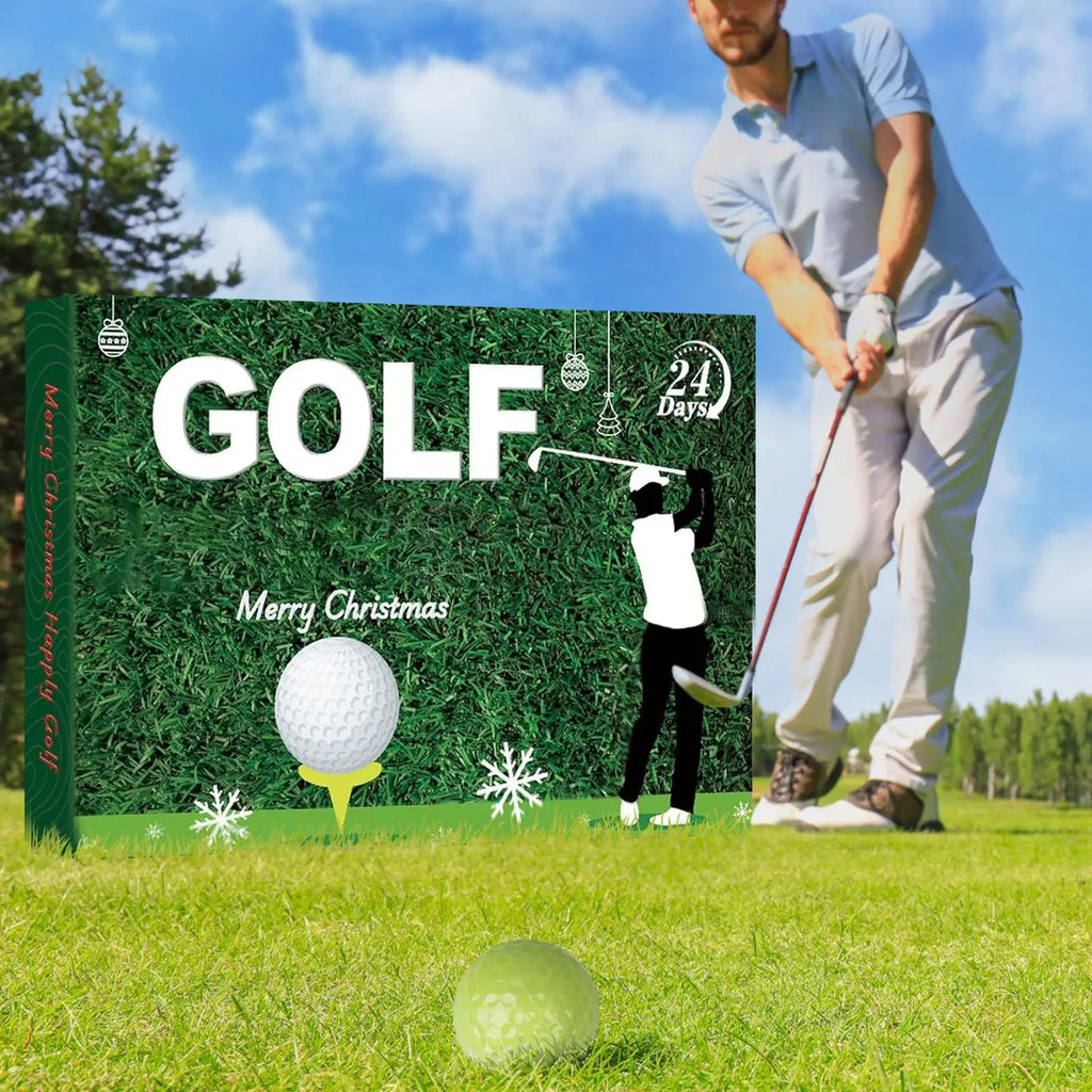 Christmas Countdown 24 Days Golf Accessories Christmas Holiday Countdown For Women Men Teens Boys Girls Father Husband Boyfriend Qme