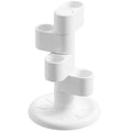 A White Desktop Pencil and Pen Storage Rack That Can Rotate 360 Degrees,can Hold 4 Pens,Office Desktop Organization and Storage Qme 1pc