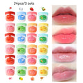 Moisturizing Lipstick Variety Fruit Flavors Moisturizes Lips Makes Qme 24pcs