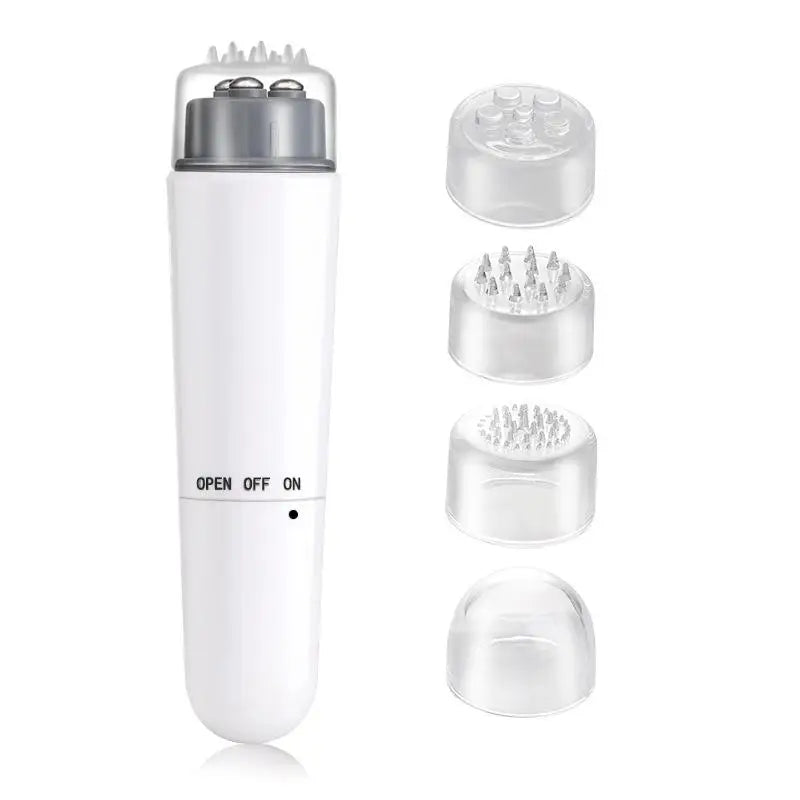 1 Electric Facial Massager Relax Eye Dark Circles Micro Vibration Qme White