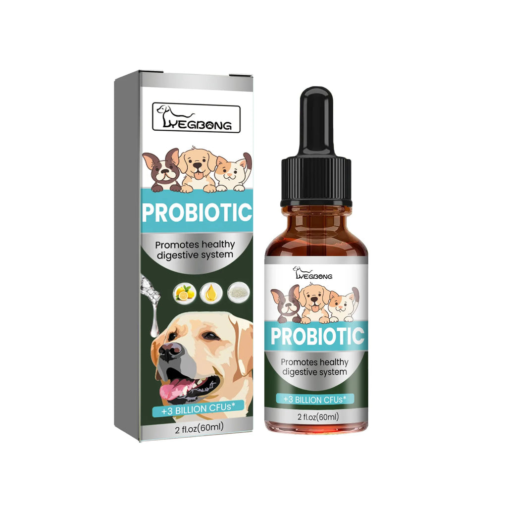 Pet Health Supplements Multi Vitamin Enhance Physical Fitness Protect Dogs Cats Stomach Oral Care Bad Breath Removal Pet Drops Qme