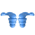 3 Layers Ear Plugs Sleep Noise Reduction Muting Silicone Earplugs Qme Blue