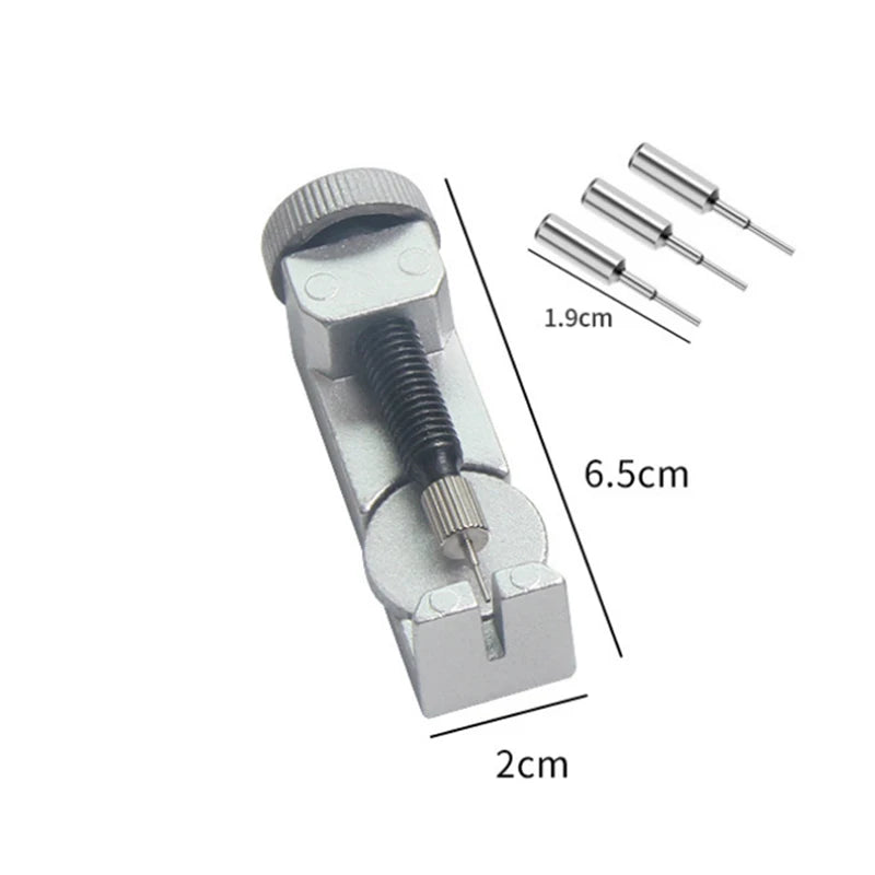 Strap Strap Link Pin Removal Repair Kit for Watchmakers with 3 Extra Pins Replacement Removal Spring Bar Kit Qme