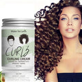 Curry Curling Cream Styling Hair Mask—Hair Care and Moisturizing Hydrate, Nourishes and Cares for Your Hair, Giving You a Radiant Shine/100G Bottle/Suitable for Travel Qme One Bottle