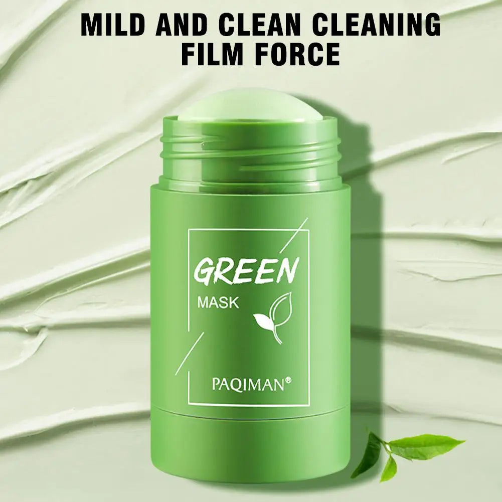 Green Tea Cleansing Stick Mask Face Clean Shrink Pores Smoothing Qme