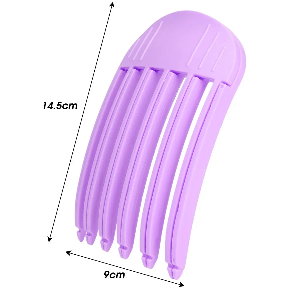 3/6Teeth Fluffy Hair Roots Clips Comb Lazy Hair Top Styling Curling Barrel Portable Korean Hairs Clip Volume Wind Sculpting Comb Qme 6 Teeth