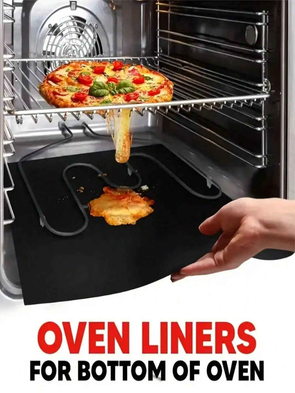 Oven Mat Non Stick Liners Bottom Electric Thick Heavy Duty Qme