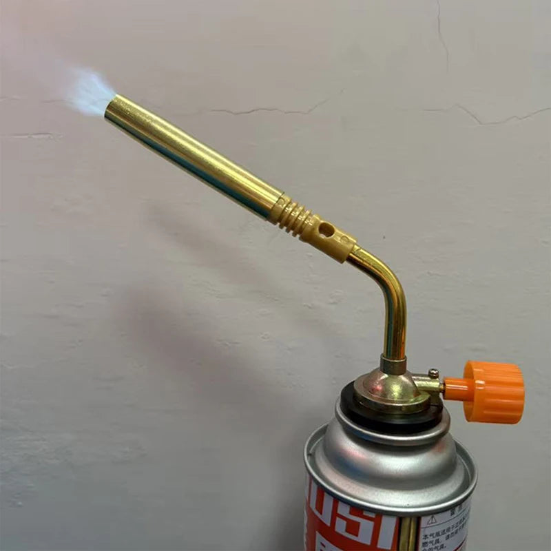 Portable Soldering Heat Gun Butane Burner Welding Gas Torch Flame Qme