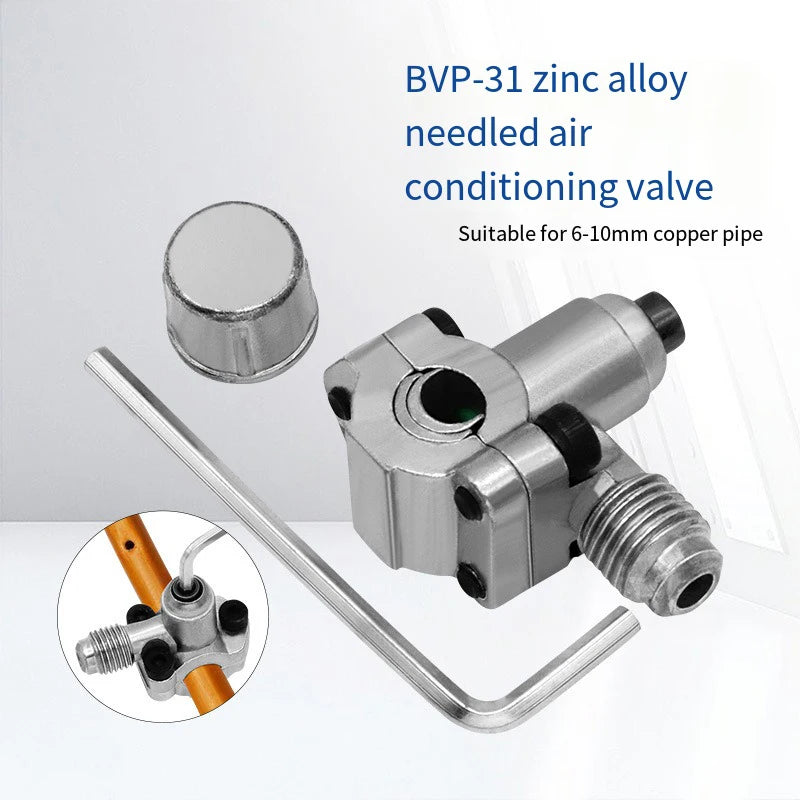 Line Piercing Valve Bpv-31 Maintenance Zinc Alloy Refrigerator Tap Qme