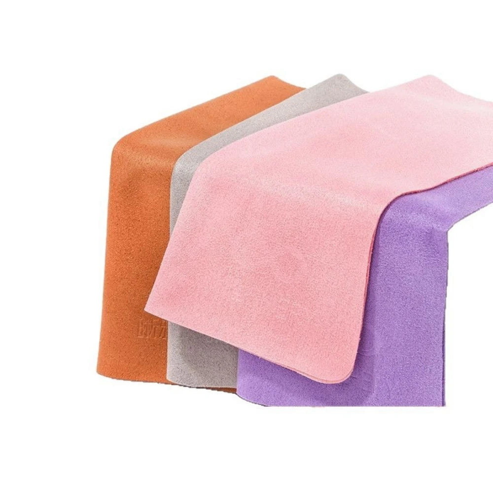 5/10Pcs High Quality Suede Microfiber Glasses Cleaning Cloth Non-scratch Wipe for Lens, Phone Screen & Eyewear Accessories Qme