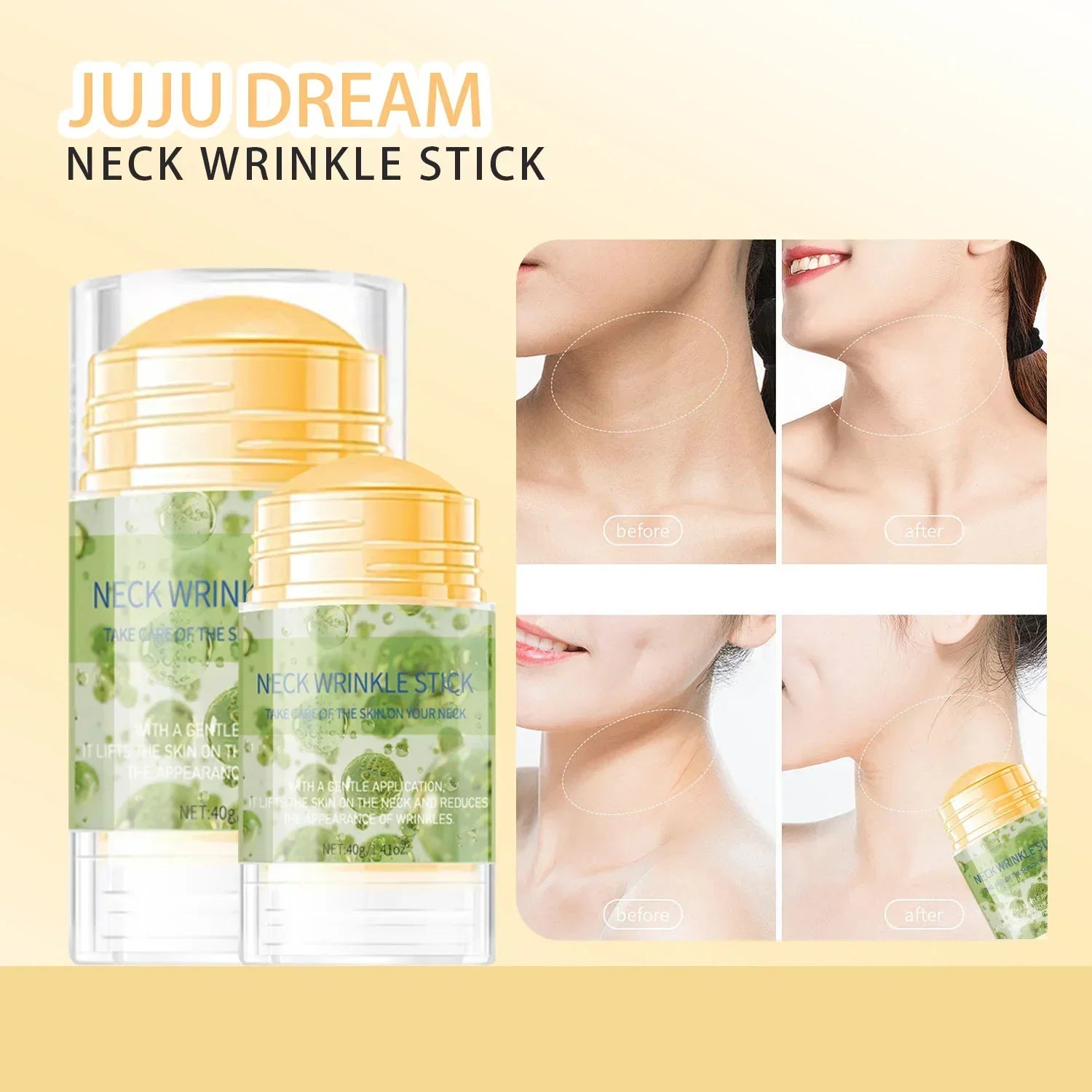 Neck Wrinkle Stick Hand Care Gentle Low-irritation Whitening DIY Qme