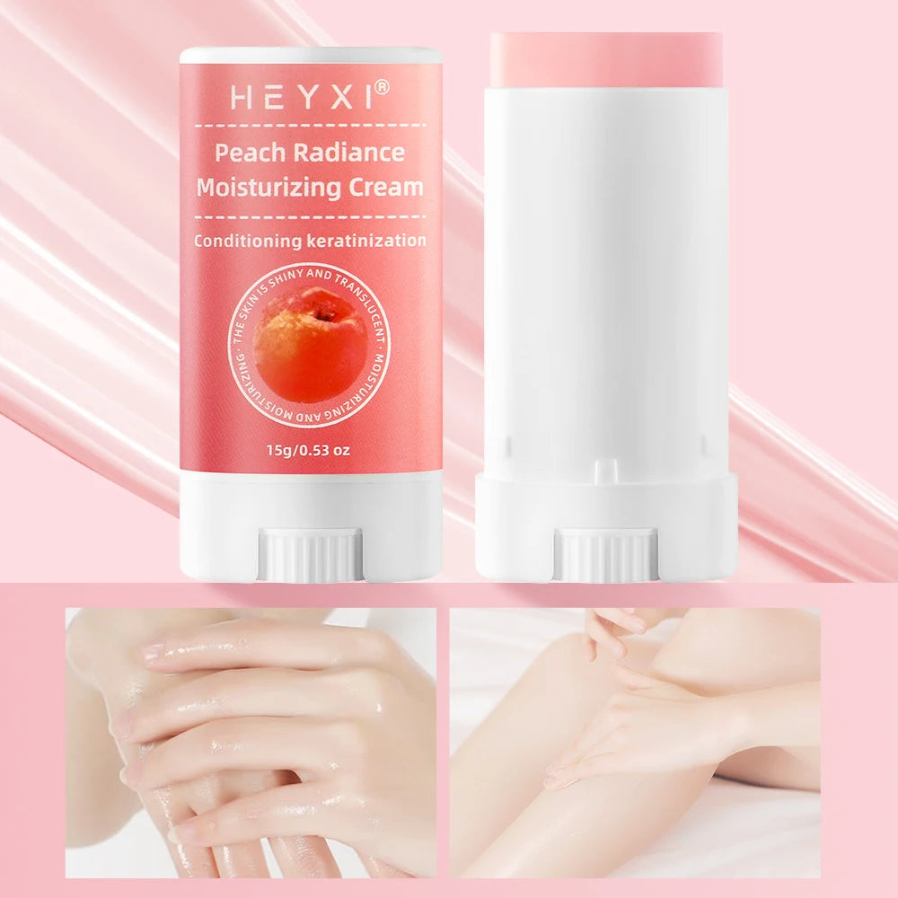 Peach Moisturizer Lightweight Hydrating Soft Smooth Ideal Women Qme