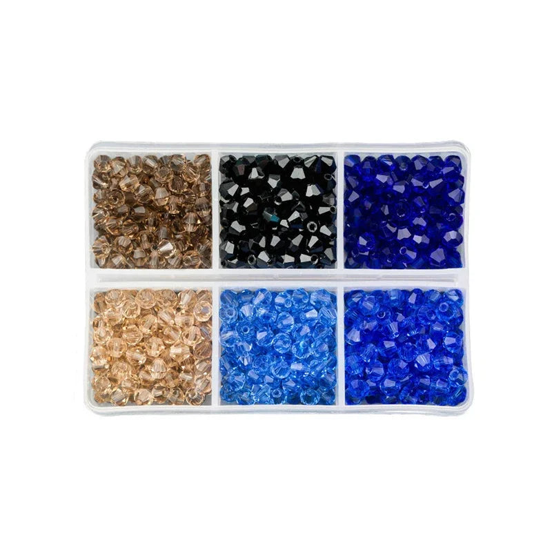 600pcs/lot 4mm Plated Color 5238 Bicone Beads Loose Spacer Beads Austria Jewelry Beads for Sewing Diy Supplies Jewelry Making Qme 13