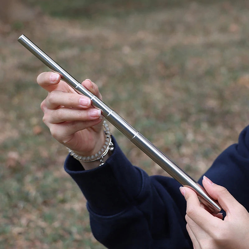 Outdoor Cooking Blow Fire Tube Portable Camping Pipe Survival Tools Qme